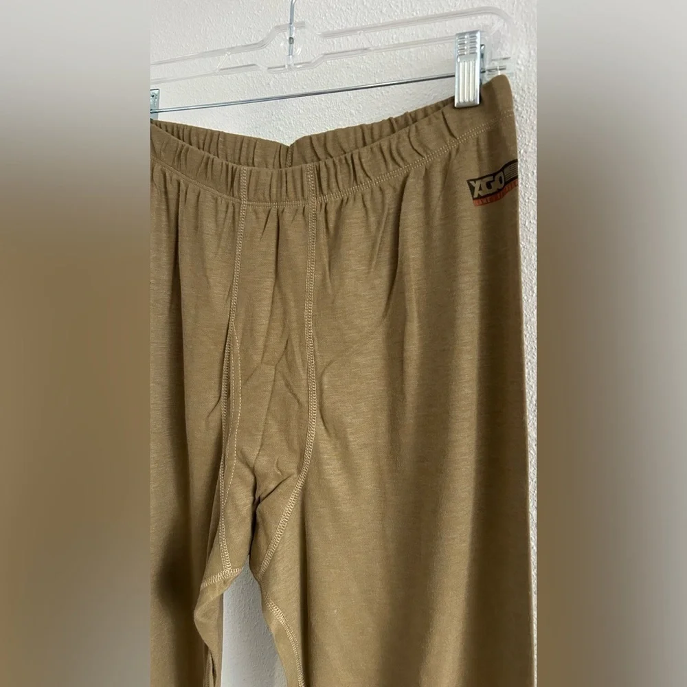 XGO Men's Tan Flame Retardant Jogger Base Layer Pants
